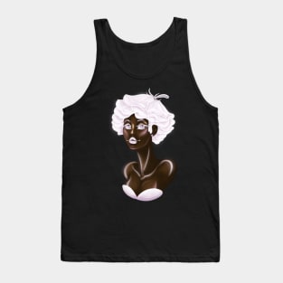 Black Girl Sugar Rose Afro Tank Top